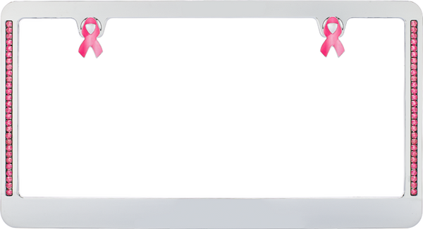 Breast Cancer Awareness "Hope" Neo Diamondesque License Plate Frame 