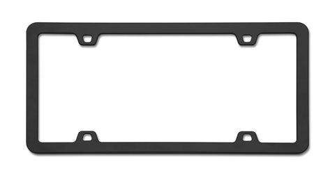 Neo Black Powder Coated License Plate Frame