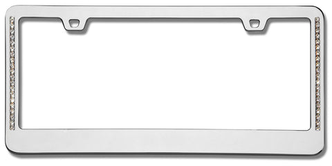 Neo Diamondesque Chrome Plating License Plate Frame