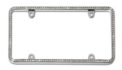 Diamondesque Chrome Plating License Plate Frame