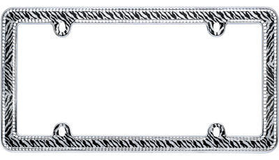 Zebra Bling License Plate Frame