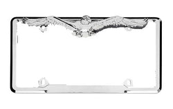 American Eagle Chrome Plated License Plate Frame