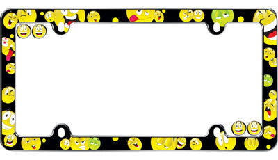 Attitudes Chrome Plated License Plate Frame Plastic