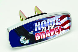 Patriotic Home of the Brave Hitch Cover