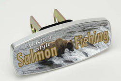 Salmon Fishing Alaska Style Hitch Cover