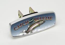 Catch and Release Rainbow Trout Fishing  Hitch Cover