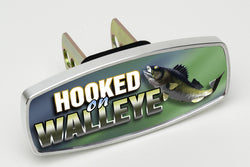 Hooked on Walleye Fishing  Hitch Cover