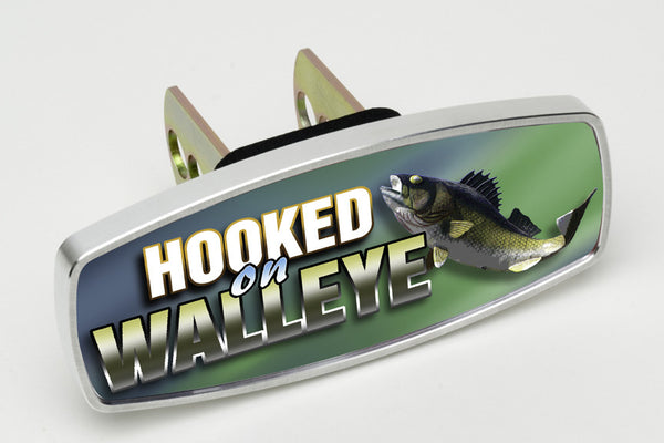 Hooked on Walleye Fishing  Hitch Cover