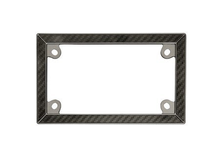 Motorcycle Carbon Fiber II License Plate Frame