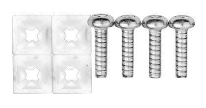 License Plate Frame Fasteners Domestic Zinc Plated Steel