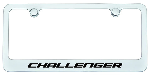 Chrome Dodge Challenger License Plate Frame