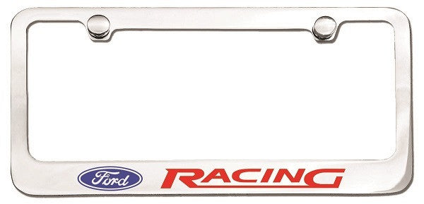 Chrome Ford Racing License Plate Frame