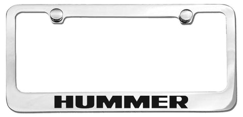 Chrome Hummer Logo License Plate Frame