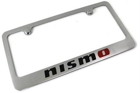 Chrome Nissan Nismo License Plate Frame