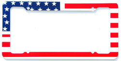 Aloha USA Flag License Plate Frame