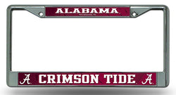 NCAA Alabama Crimson Tide Chrome License Plate Frame