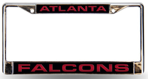 Atlanta Falcons Laser Chrome License Plate Frame