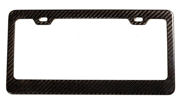 Real Carbon Fiber License Plate Frame