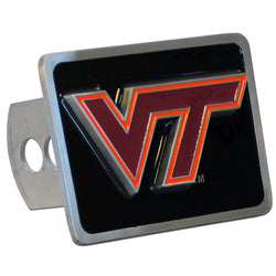 Virginia Tech Hokies Hitch Cover Class II and Class III Metal Plugs