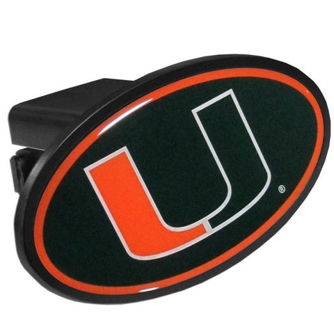 Miami Hurricanes  Plastic Hitch Cover Class III