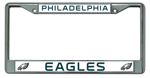 Philadelphia Eagles Chrome License Plate Frame