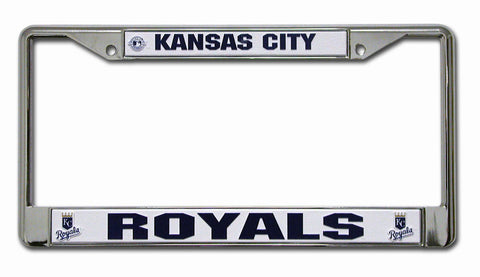 Kansas City Royals Chrome License Plate Frame