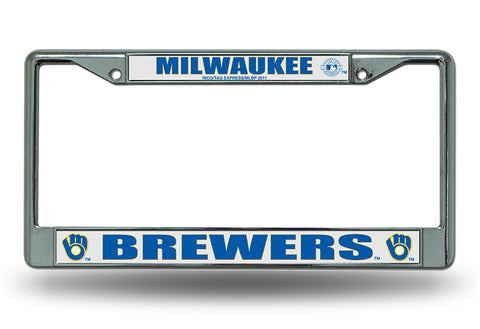 Milwaukee Brewers Chrome License Plate Frame