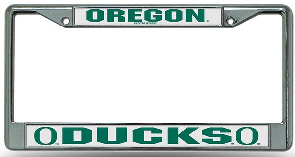 NCAA Oregon Ducks Chrome License Plate Frame