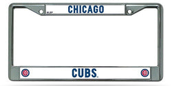 Chicago Cubs Chrome License Plate Frame