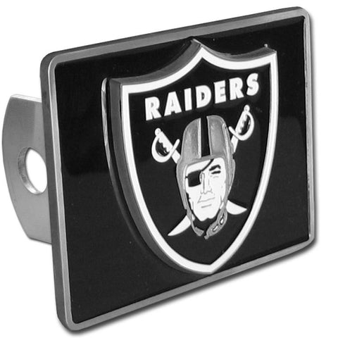 Oakland Raiders Hitch Cover Class II and Class III Metal Plugs