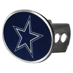 Dallas Cowboys Oval Metal Hitch Cover Class II and III