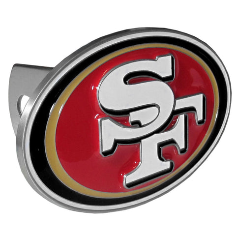 San Francisco 49ers Large Hitch Cover Class II and Class III Metal Plugs