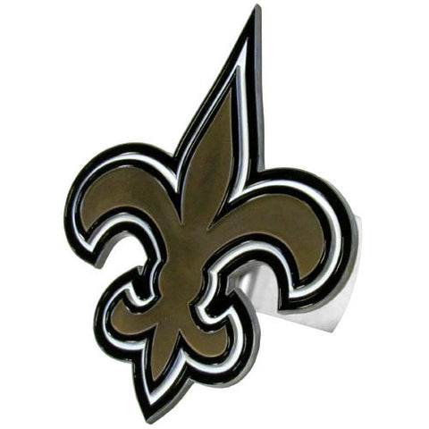 New Orleans Saints Large Hitch Cover Class II and Class III Metal Plugs