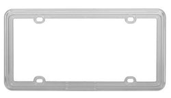 Translucent Clear Heavy Duty Plastic License Plate Frame