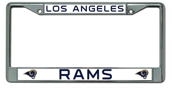 Los Angeles Rams Chrome License Plate Frame