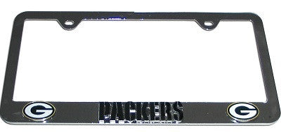 Green Bay Packers Chrome Plated License Plate Frame