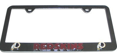 Washington Redskins Chrome Plated License Plate Frame