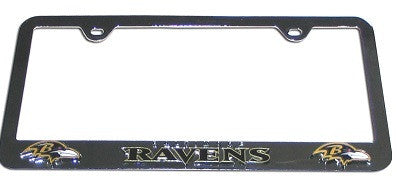 Baltimore Ravens Chrome Plated License Plate Frame