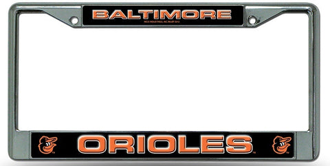 Baltimore Orioles Chrome License Plate Frame