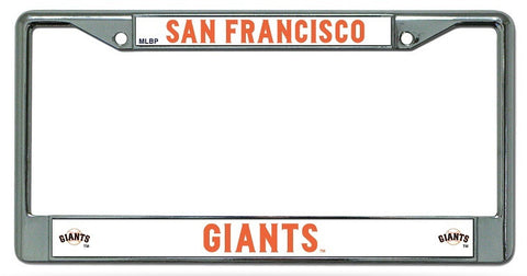 San Francisco Giants Chrome License Plate Frame