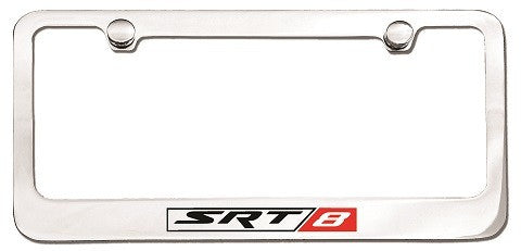 Chrome Dodge SRT 8 License Plate Frame