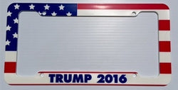 TRUMP 2016 License Plate Frame Plastic