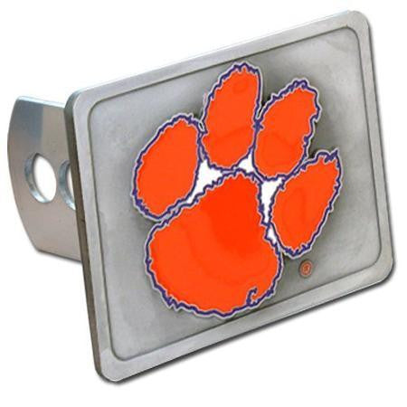 Clemson Tigers Hitch Cover Class II and Class III Metal Plugs