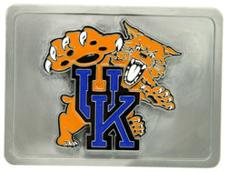 Kentucky Wildcats Hitch Cover Class II and Class III Metal Plugs