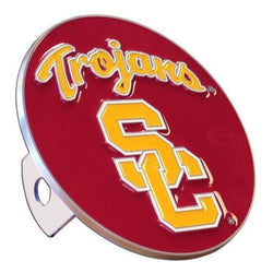 USC Trojans Hitch Cover Class II and Class III Metal Plugs