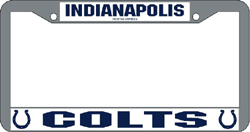 Indianapolis Colts Chrome License Plate Frame