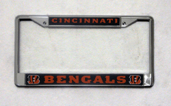 Cincinnati Bengals Chrome License Plate Frame