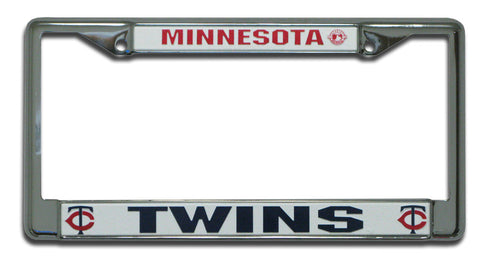 Minnesota Twins Chrome License Plate Frame