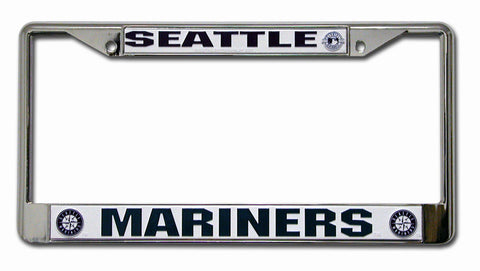 Seattle Mariners Chrome License Plate Frame