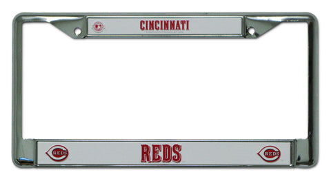 Cincinnati Reds Chrome License Plate Frame